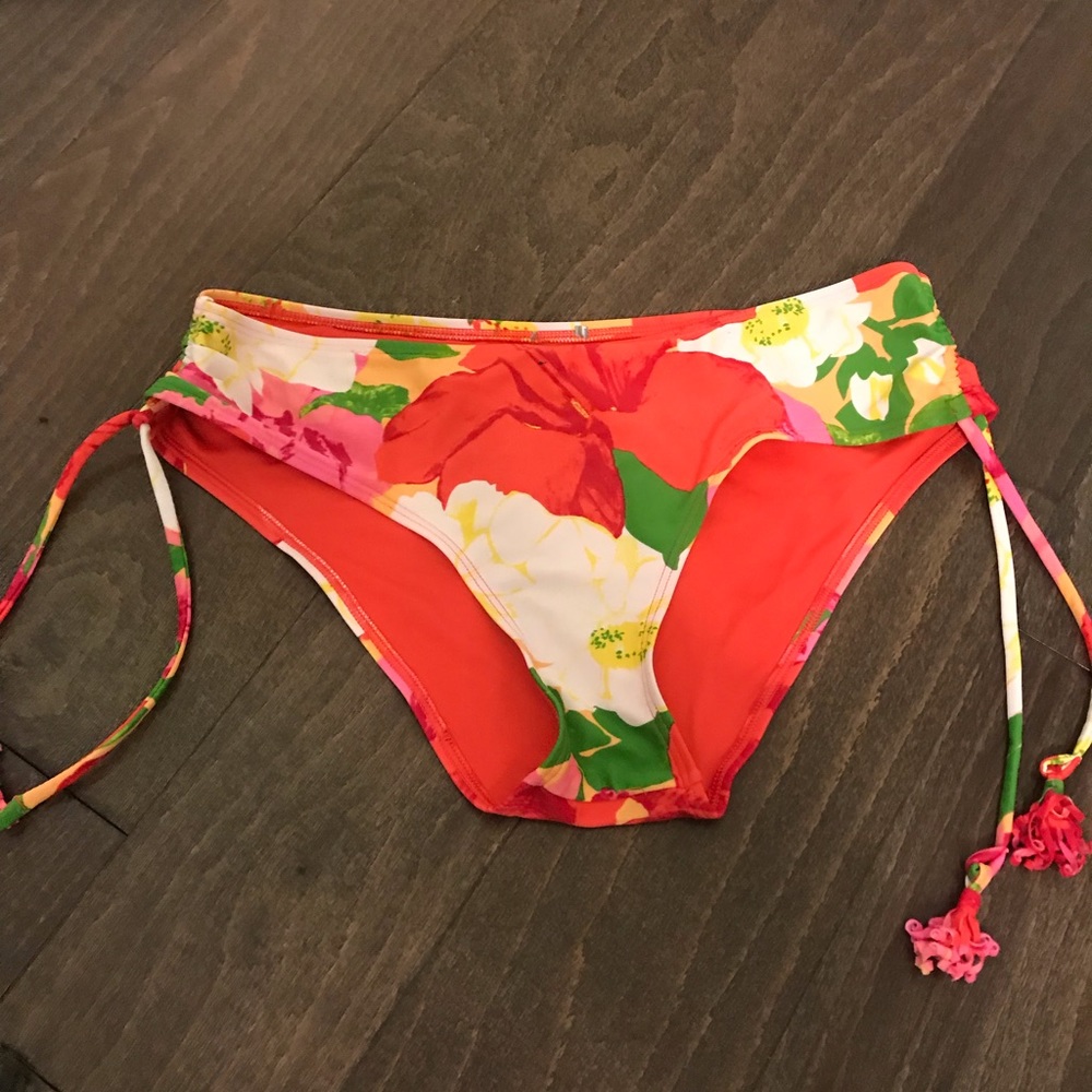 aerie floral print bikini bottom